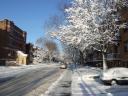 La première neige à Québec