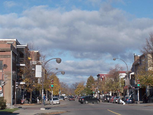 3e Avenue, direction NE. Crédit photo: Jean Cazes, 30 octobre 2007.