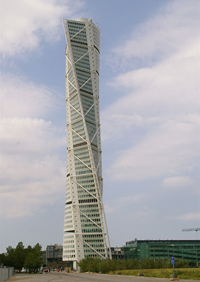 Immeuble Turning Torso. Source: Jonathan Trudel, L'Actualité, 15 octobre 2007.