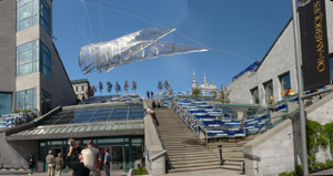 Musée de la Civilisation, panorama. Photo: Jean Cazes, 5 juin 2008.