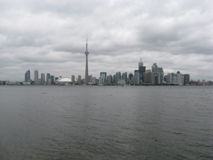 Profil de Toronto. Crédit photo: Guillaume Desbiens, août 2007.