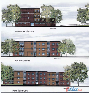 Trois nouveaux bâtiments verront le jour dans le quartier Saint-Sauveur.